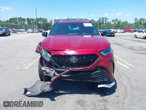 2021 Toyota Highlander XSE with VIN 5TDJZRBH0MS129571, listed as a IAAI auction lot 42285003 with 92,920 mi miles and . Bid and sale history available at DreamBid. Image 13.