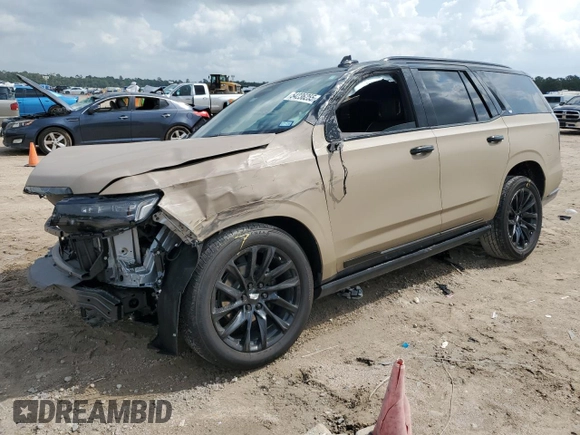 2024 Cadillac Escalade 4WD Sport with VIN 1GYS4FKL9RR311565, listed as a Copart auction lot 54236255 with 9,505 mi miles and Salvage title. Bid and sale history available at DreamBid. Image 1.