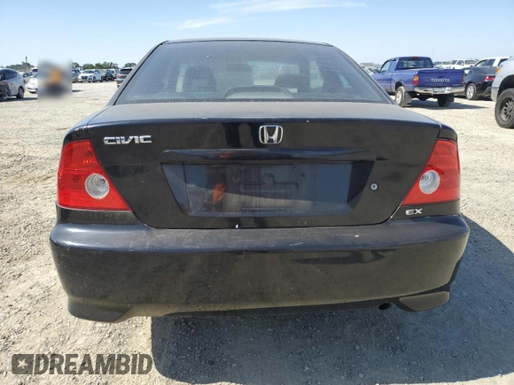 2004 Honda Civic EX z VIN 1HGEM22934L030259, wystawiony jako Copart lot #58861265 z przebiegiem Nie podano mil oraz Szkoda całkowita • Salvage title. Historia ofert i sprzedaży dostępna na DreamBid. Obrazek 6.