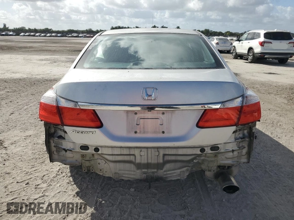 2014 Honda Accord LX with VIN 1HGCR2F31EA225238, listed as a Copart auction lot 45457105 with 58,097 mi miles and Salvage Title. Bid and sale history available at carsss.com. Image 6.
