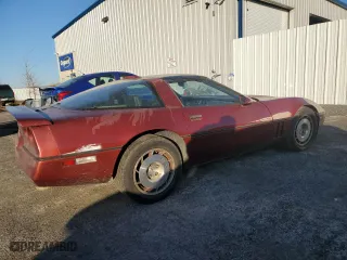 1986 Chevrolet Corvette with VIN 1G1YY0785G5110538, listed as a Copart auction lot 83606964 with 100,503 mi miles and Clean Title. Bid and sale history available at carsss.com. Image 3.