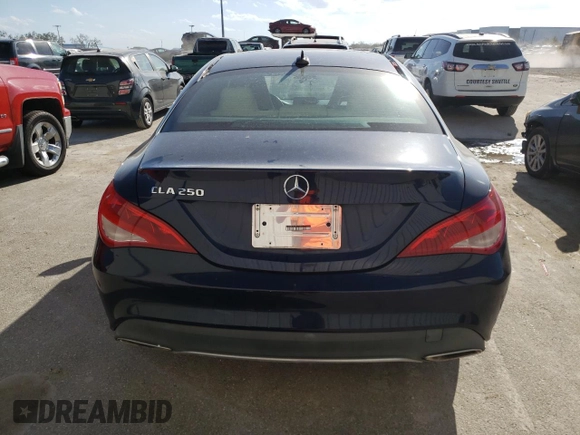 2017 Mercedes-Benz CLA with VIN WDDSJ4EB3HN411064, listed as a Copart auction lot 38877083 with 60,843 mi miles. Bid and sale history available at carsss.com. Image 6.