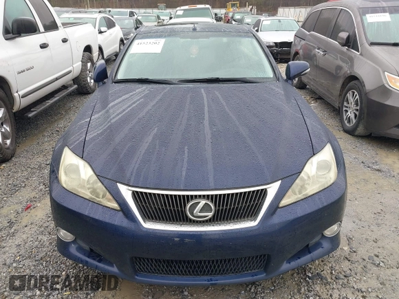 2011 Lexus IS 250 C with VIN JTHFF2C25B2519424, listed as a IAAI auction lot 41523202 with 216,624 mi miles and . Bid and sale history available at DreamBid. Image 12.