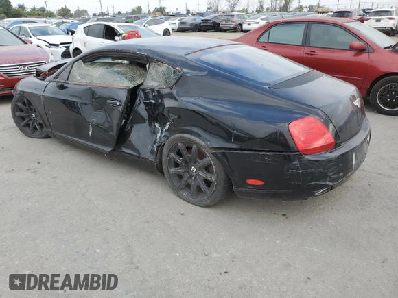 2006 Bentley Continental GT GT z VIN SCBCR63W36C037589, wystawiony jako Copart lot #54254175 z przebiegiem 61 791 mil mil oraz Czysty tytuł • Clean title. Historia ofert i sprzedaży dostępna na DreamBid. Obrazek 2.