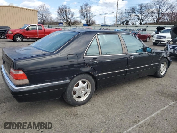 1997 Mercedes-Benz S-Class with VIN WDBGA43G7VA367943, listed as a Copart auction lot 49953995 with 248,573 mi miles and Salvage Title. Bid and sale history available at carsss.com. Image 3.