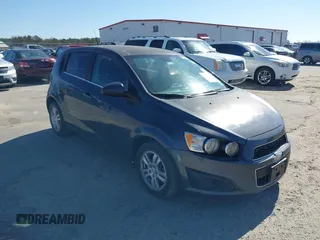 2013 Chevrolet Sonic LT with VIN 1G1JC6SB1D4164944, listed as a IAAI auction lot 41496975 with 96,987 mi miles. Bid and sale history available at carsss.com. Image 1.