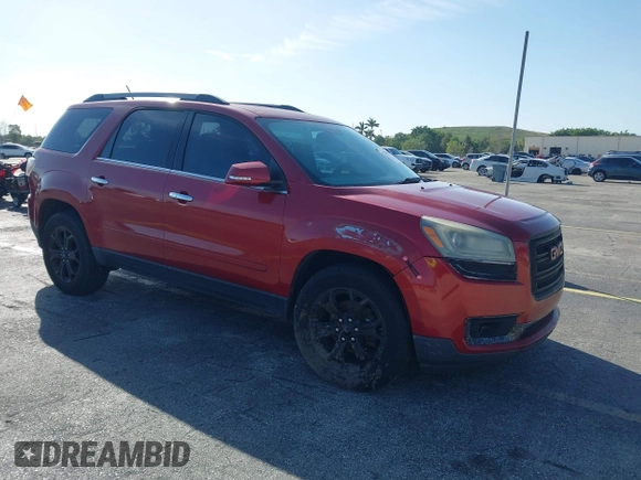 2014 GMC Acadia SLT with VIN 1GKKRRKD5EJ112902, listed as a IAAI auction lot 41736816 with 201,284 mi miles. Bid and sale history available at carsss.com. Image 1.