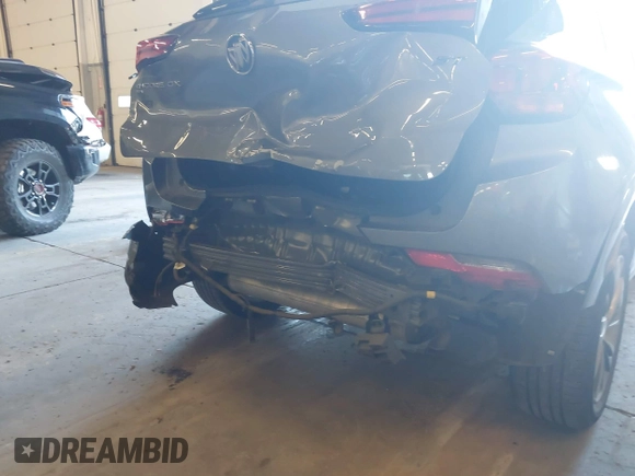 2022 Buick Encore GX Select with VIN KL4MMESLXNB117391, listed as a IAAI auction lot 41318441 with 30,563 mi miles and . Bid and sale history available at DreamBid. Image 22.