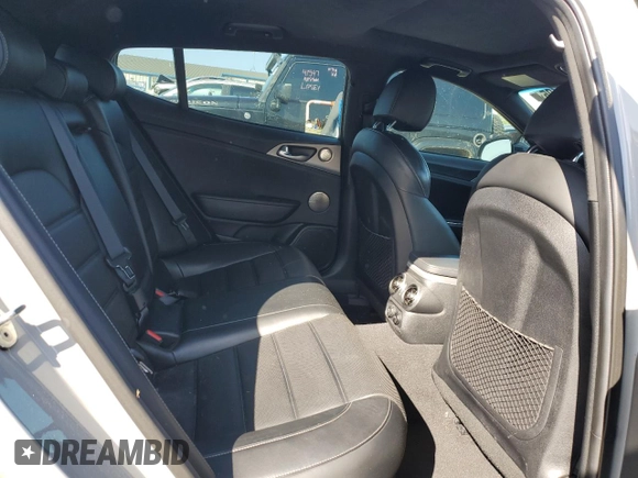 2018 Kia Stinger GT2 with VIN KNAE55LC7J6030490, listed as a Copart auction lot 51708105 with 98,548 mi miles and Salvage Title. Bid and sale history available at carsss.com. Image 10.