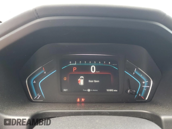 2019 Honda Odyssey EX-L with VIN 5FNRL6H73KB103467, listed as a Copart auction lot 52604005 with 101,892 mi miles and Salvage Title. Bid and sale history available at DreamBid. Image 9.