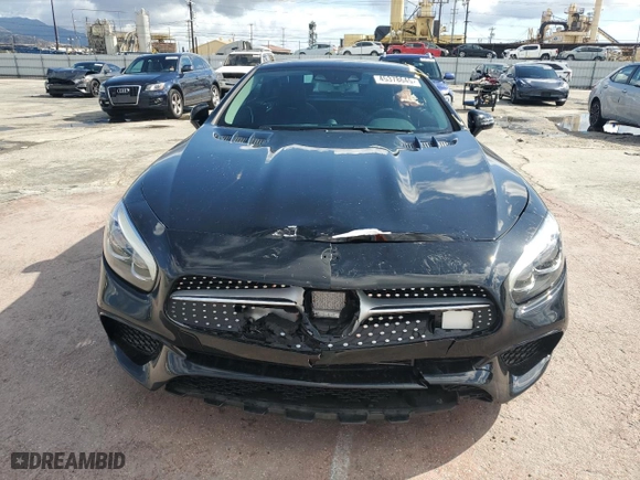 2017 Mercedes-Benz SL with VIN WDDJK6GA7HF047718, listed as a Copart auction lot 45378645 with NaN miles and Salvage Title. Bid and sale history available at carsss.com. Image 5.