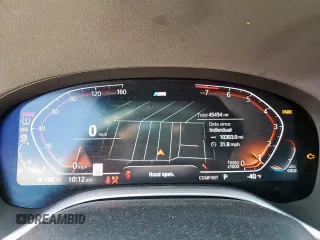 2022 BMW 7 Series 740i with VIN WBA7T2C01NCK41405, listed as a Copart auction lot 50586975 with 45,454 mi miles and Salvage Title. Bid and sale history available at carsss.com. Image 9.
