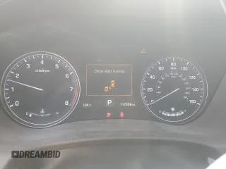 2015 Hyundai Genesis 5.0L with VIN KMHGN4JF4FU045739, listed as a Copart auction lot 61482474 with 117,558 mi miles and Salvage Title. Bid and sale history available at carsss.com. Image 9.