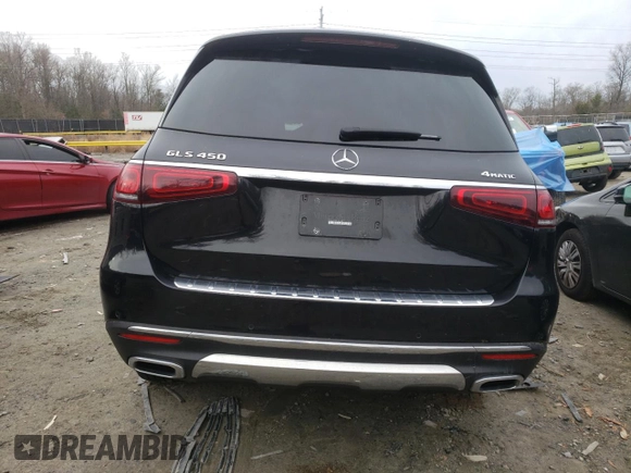 2020 Mercedes-Benz GLS with VIN 4JGFF5KE4LA144188, listed as a Copart auction lot 73468382 with 18,091 mi miles. Bid and sale history available at carsss.com. Image 6.