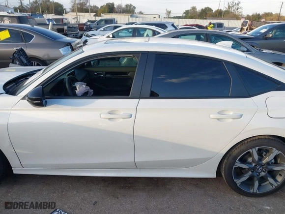 2025 Honda Civic Sedan Hybrid Sport with VIN 2HGFE4F82SH312871, listed as a IAAI auction lot 41134931 with NaN miles. Bid and sale history available at carsss.com. Image 14.