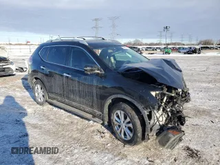 2016 Nissan Rogue SV with VIN 5N1AT2MT0GC918721, listed as a Copart auction lot 45883405 with 42,368 mi miles and Salvage Title. Bid and sale history available at DreamBid. Image 4.