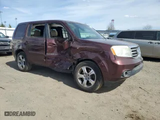 2013 Honda Pilot EX-L with VIN 5FNYF4H7XDB019737, listed as a Copart auction lot 50461335 with 154,181 mi miles and Salvage Title. Bid and sale history available at carsss.com. Image 4.