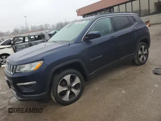 2017 Jeep Compass Latitude with VIN 3C4NJDBB4HT688530, listed as a Copart auction lot 44862595 with 138,232 mi miles and Salvage Title. Bid and sale history available at carsss.com. Image 1.