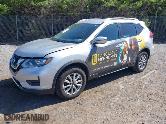 2017 Nissan Rogue SV with VIN KNMAT2MV4HP543271, listed as a IAAI auction lot 42059327 with 157,994 mi miles. Bid and sale history available at carsss.com. Image 18.