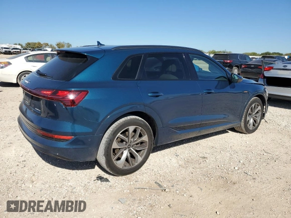 2021 Audi e-tron Premium Plus with VIN WA1LAAGE3MB016151, listed as a Copart auction lot 82004174 with 17,218 mi miles and Clean Title. Bid and sale history available at DreamBid. Image 3.