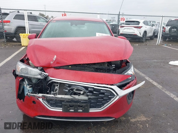 2022 Hyundai Ioniq Blue with VIN KMHC65LC7NU267999, listed as a IAAI auction lot 41583148 with 75,902 mi miles and . Bid and sale history available at DreamBid. Image 12.