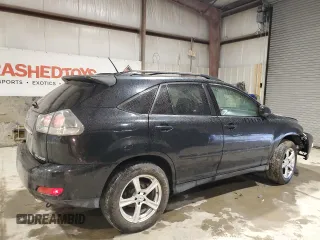 2005 Lexus RX 330 with VIN JTJGA31U250051065, listed as a Copart auction lot 45110265 with 254,094 mi miles and Salvage Title. Bid and sale history available at carsss.com. Image 3.