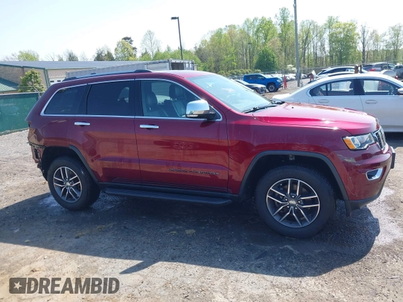 2018 Jeep Grand Cherokee Limited with VIN 1C4RJFBG9JC479827, listed as a IAAI auction lot 42002581 with 54,927 mi miles and . Bid and sale history available at DreamBid. Image 14.