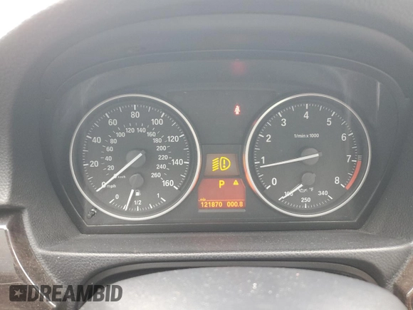 2011 BMW 3 Series 335i xDrive with VIN WBAKF9C51BE620023, listed as a Copart auction lot 48599355 with 121,870 mi miles and Salvage Title. Bid and sale history available at carsss.com. Image 9.