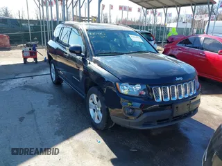2016 Jeep Compass High Altitude Edition with VIN 1C4NJDEB9GD757325, listed as a IAAI auction lot 41854862 with 165,619 mi miles. Bid and sale history available at carsss.com. Image 1.
