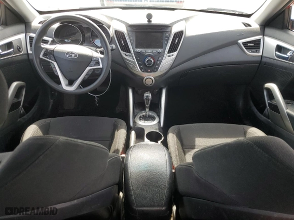 2016 Hyundai Veloster with VIN KMHTC6AD0GU254993, listed as a Copart auction lot 50057975 with 115,263 mi miles and Salvage Title. Bid and sale history available at carsss.com. Image 8.