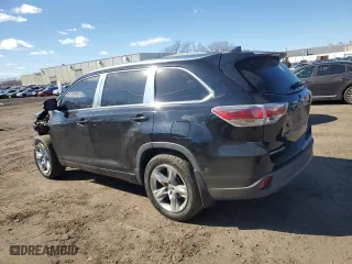 2015 Toyota Highlander Limited with VIN 5TDDKRFH9FS104103, listed as a Copart auction lot 50825885 with 139,539 mi miles and Salvage Title. Bid and sale history available at carsss.com. Image 2.