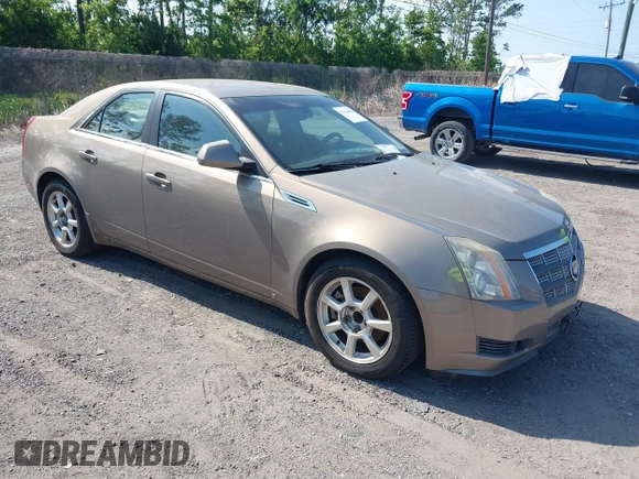 2008 Cadillac CTS RWD w/1SA with VIN 1G6DM577180116697, listed as a IAAI auction lot 42114604 with 184,224 mi miles. Bid and sale history available at carsss.com. Image 1.