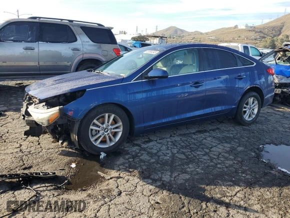 2017 Hyundai Sonata 2.4L with VIN 5NPE24AF8HH525798, listed as a Copart auction lot 45584345 with 101,905 mi miles and Salvage Title. Bid and sale history available at carsss.com. Image 1.