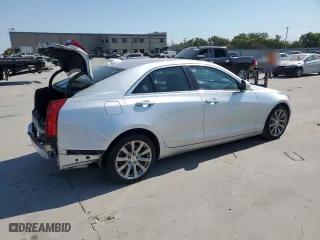 2017 Cadillac ATS Sedan Luxury RWD with VIN 1G6AB5RX7H0193760, listed as a Copart auction lot 75217804 with 62,496 mi miles and Salvage Title. Bid and sale history available at carsss.com. Image 3.