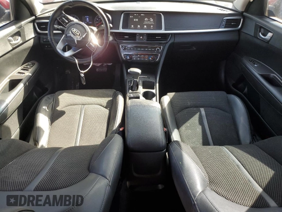 2019 Kia Optima LX with VIN 5XXGT4L37KG360564, listed as a Copart auction lot 48209865 with 101,634 mi miles and Salvage Title. Bid and sale history available at carsss.com. Image 8.
