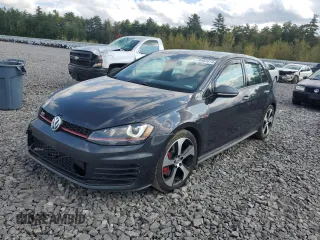 2015 Volkswagen Golf GTI Autobahn w/Performance Pkg with VIN 3VW447AU9FM104487, listed as a Copart auction lot 74582474 with 116,260 mi miles and Salvage Title. Bid and sale history available at carsss.com. Image 1.