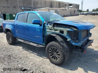 2022 Chevrolet Colorado 4WD ZR2 with VIN 1GCGTEEN8N1213027, listed as a Copart auction lot 69222374 with 27,010 mi miles and Salvage Title. Bid and sale history available at carsss.com. Image 4.