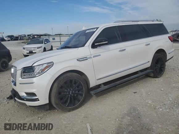 2018 Lincoln Navigator Select with VIN 5LMJJ3JT3JEL22480, listed as a Copart auction lot 51052065 with 96,120 mi miles and Salvage title. Bid and sale history available at DreamBid. Image 1.