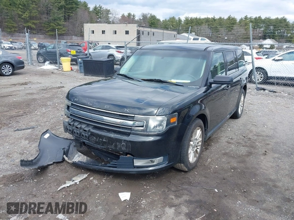 2013 Ford Flex SEL with VIN 2FMHK6C89DBD35498, listed as a IAAI auction lot 41869515 with 147,684 mi miles. Bid and sale history available at carsss.com. Image 2.
