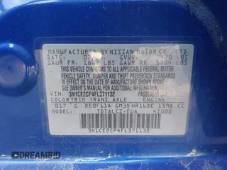 2015 Nissan Note SV with VIN 3N1CE2CP4FL371132, listed as a IAAI auction lot 42111333 with 103,873 mi miles and . Bid and sale history available at DreamBid. Image 9.