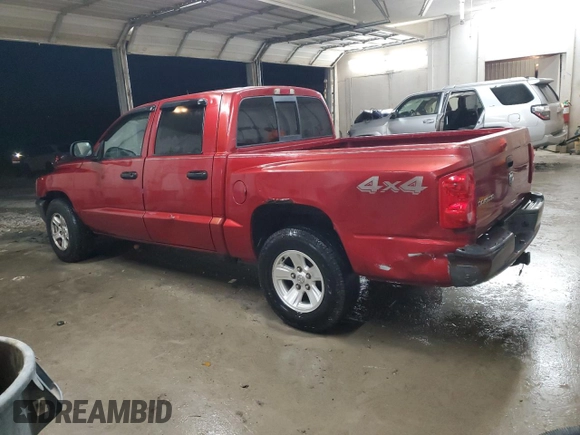 2006 Dodge Dakota ST with VIN 1D7HW28K36S627328, listed as a Copart auction lot 43163905 with 196,433 mi miles and Salvage Title. Bid and sale history available at DreamBid. Image 2.