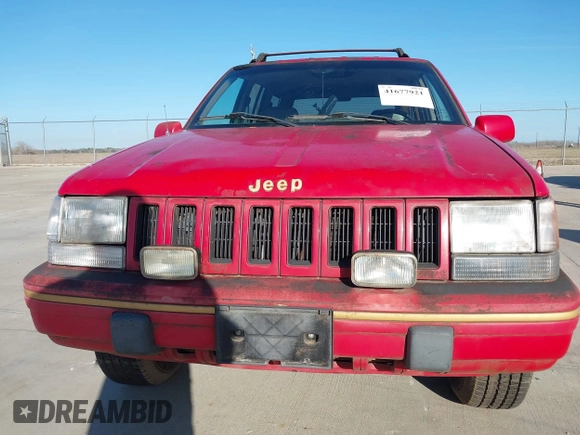 1993 Jeep Grand Cherokee Limited with VIN 1J4GZ78Y1PC566288, listed as a IAAI auction lot 41677921 with 73,490 mi miles. Bid and sale history available at carsss.com. Image 6.