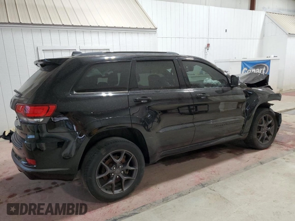 2020 Jeep Grand Cherokee Limited X with VIN 1C4RJFBTXLC133091, listed as a Copart auction lot 62053024 with 48,981 mi miles and Salvage title. Bid and sale history available at DreamBid. Image 3.