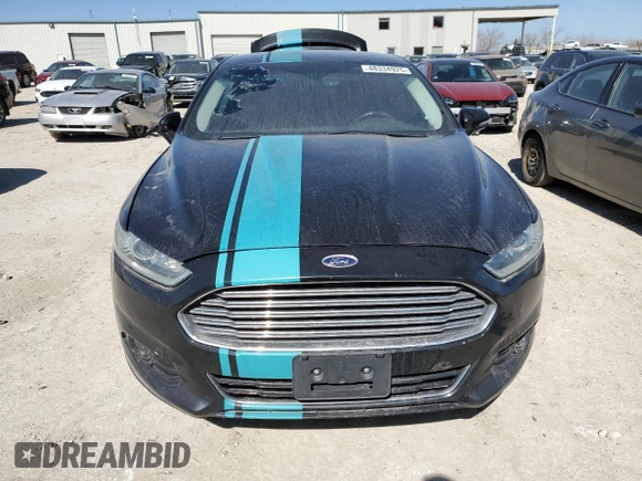 2014 Ford Fusion Titanium with VIN 3FA6P0K99ER196485, listed as a Copart auction lot 48334925 with 202,655 mi miles and Salvage Title. Bid and sale history available at carsss.com. Image 5.