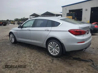 2015 BMW 5 Series 535i Gran Turismo xDrive with VIN WBA5M4C55FD186514, listed as a Copart auction lot 69410704 with 124,398 mi miles and Salvage title. Bid and sale history available at DreamBid. Image 2.