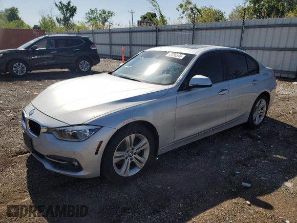 2016 BMW 3 Series 328i xDrive with VIN WBA8E3G53GNT80808, listed as a Copart auction lot 57236545 with 83,108 mi miles and Salvage title. Bid and sale history available at DreamBid. Image 1.