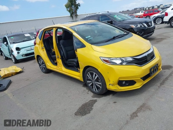 2018 Honda Fit EX-L with VIN 3HGGK5H95JM714215, listed as a IAAI auction lot 41939098 with 63,722 mi miles. Bid and sale history available at carsss.com. Image 1.