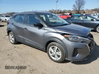 2021 Nissan Kicks S with VIN 3N1CP5BV8ML523079, listed as a Copart auction lot 48264935 with 82,934 mi miles and Salvage Title. Bid and sale history available at DreamBid. Image 4.