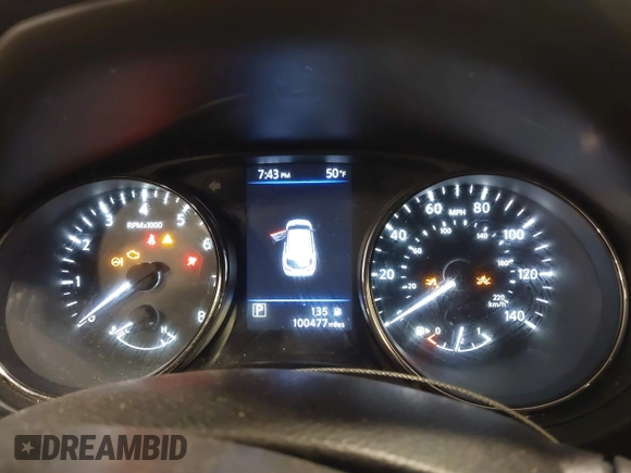 2021 Nissan Rogue S with VIN JN1BJ1AW8MW668455, listed as a IAAI auction lot 41514557 with 100,477 mi miles and . Bid and sale history available at DreamBid. Image 7.