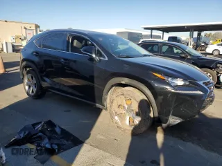 2017 Lexus NX 300h with VIN JTJBJRBZ4H2052654, listed as a Copart auction lot 82827884 with 125,711 mi miles and Salvage Title. Bid and sale history available at DreamBid. Image 4.